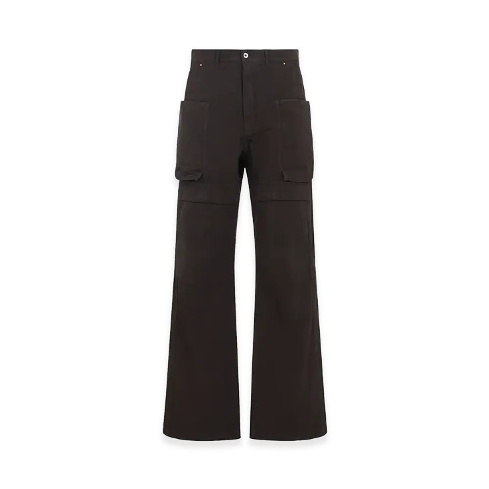 Rick Owens DRKSHDW Stefan Cargo Denim Pants "Brown"