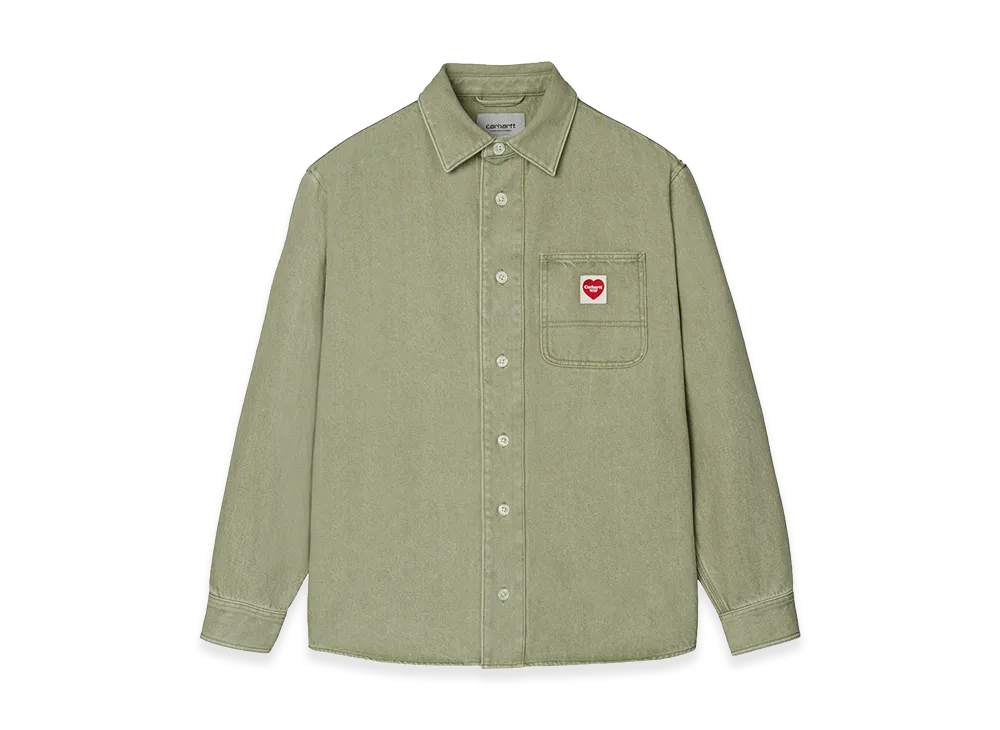 Carhartt WIP L/S Ethan Shirt "Light Thyme/Enzyme Stone Wshed"