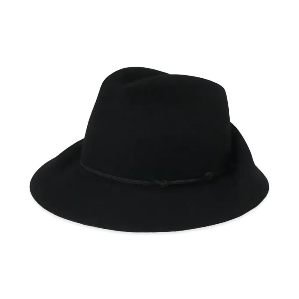 Yohji Yamamoto Pour Homme WOOL WAVE SOFT HAT "Black"