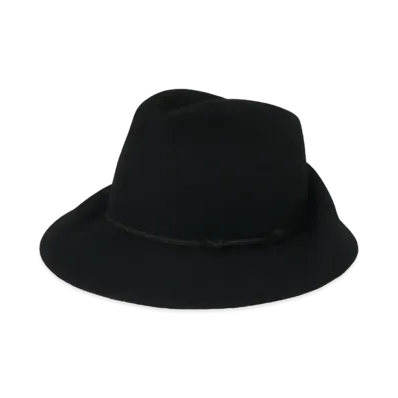 Yohji Yamamoto Pour Homme WOOL WAVE SOFT HAT "Black"