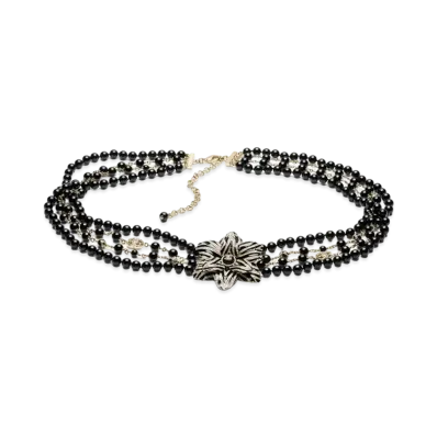 CHANEL Chain Belt Metal Glass Pearls Imitation Pearls & Strass "Gold"