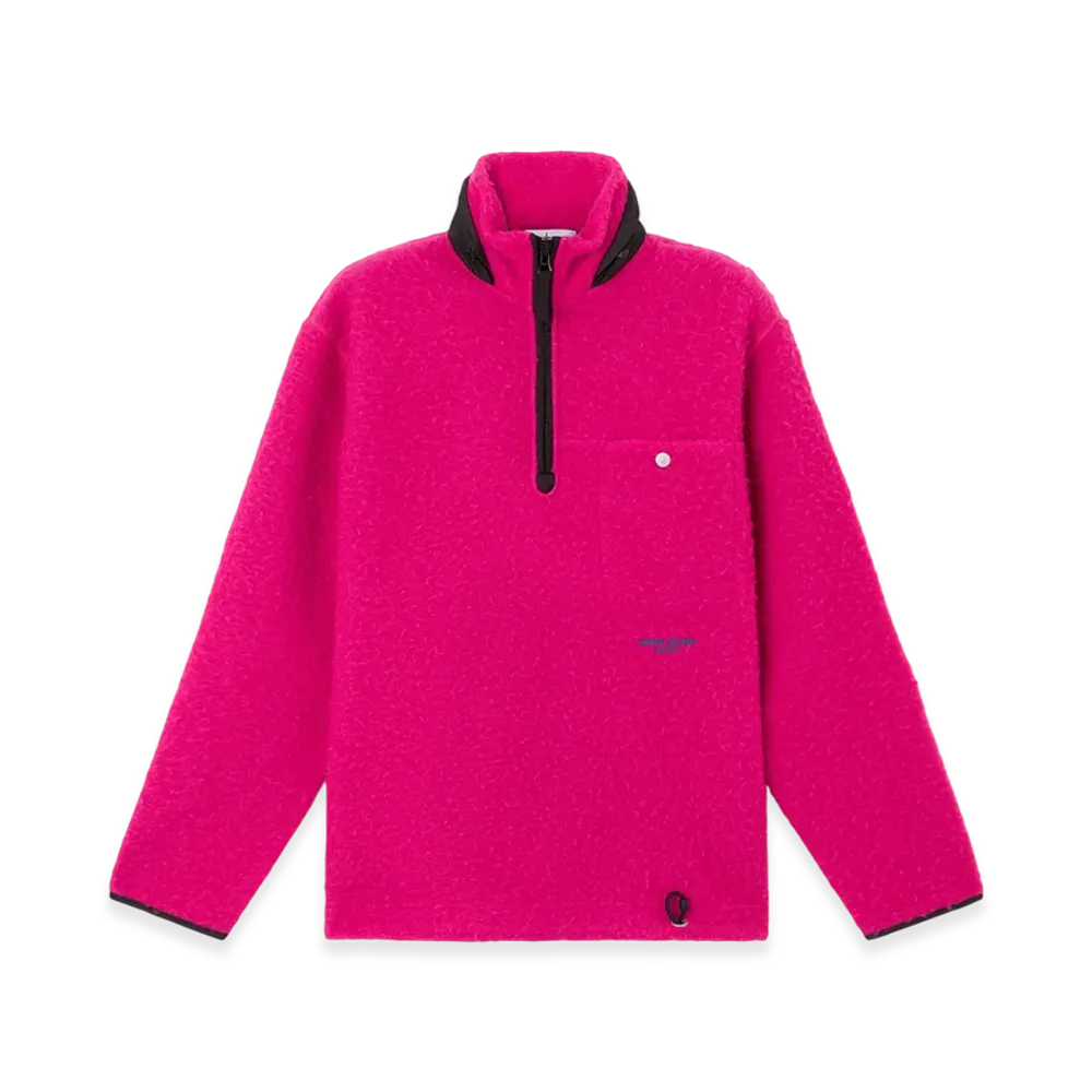 Stone Island 6100025 Ratteen Wool Poly Fleecestone Island Marina "Fuchsia"