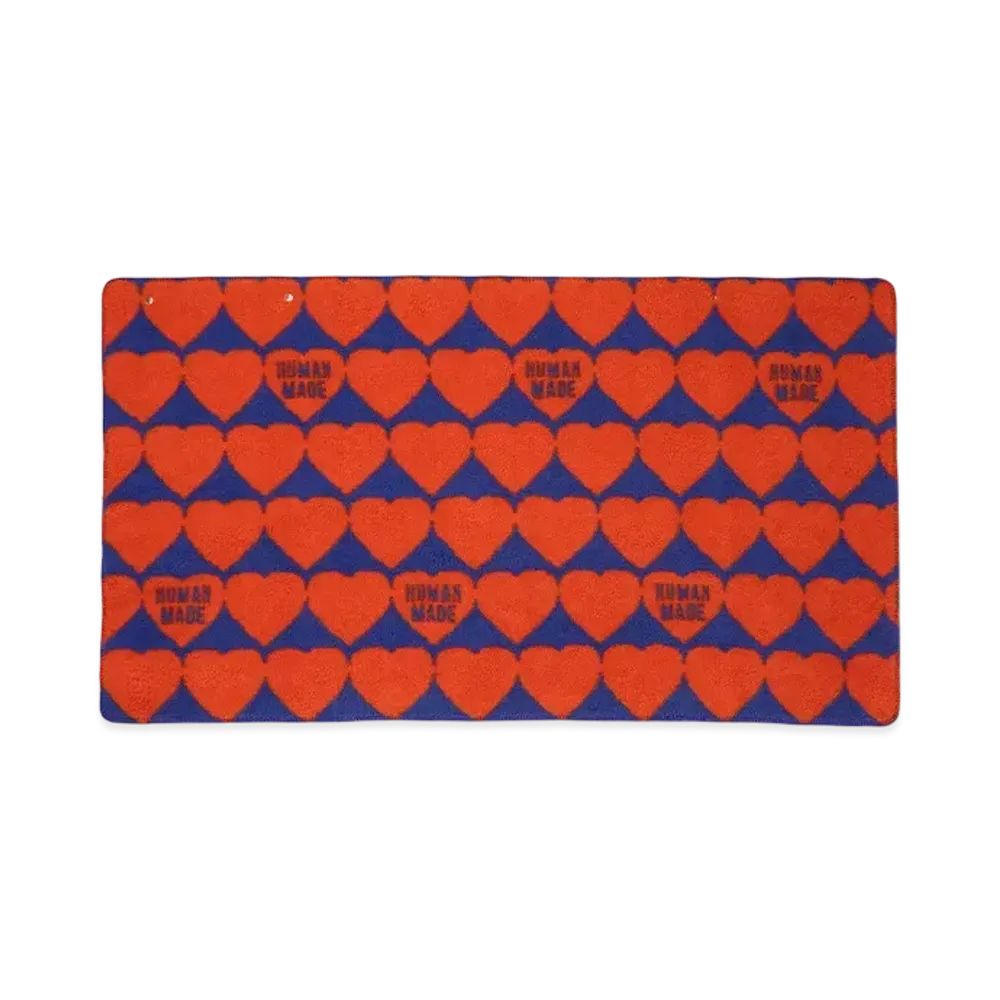 HUMAN MADE Heart Fleece Blanket "Orange"