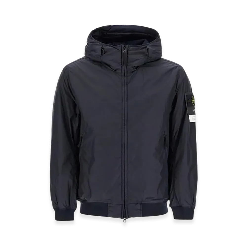 Stone Island 40823 Nylon Zipped Jacket - 24FW "Navy Blue"