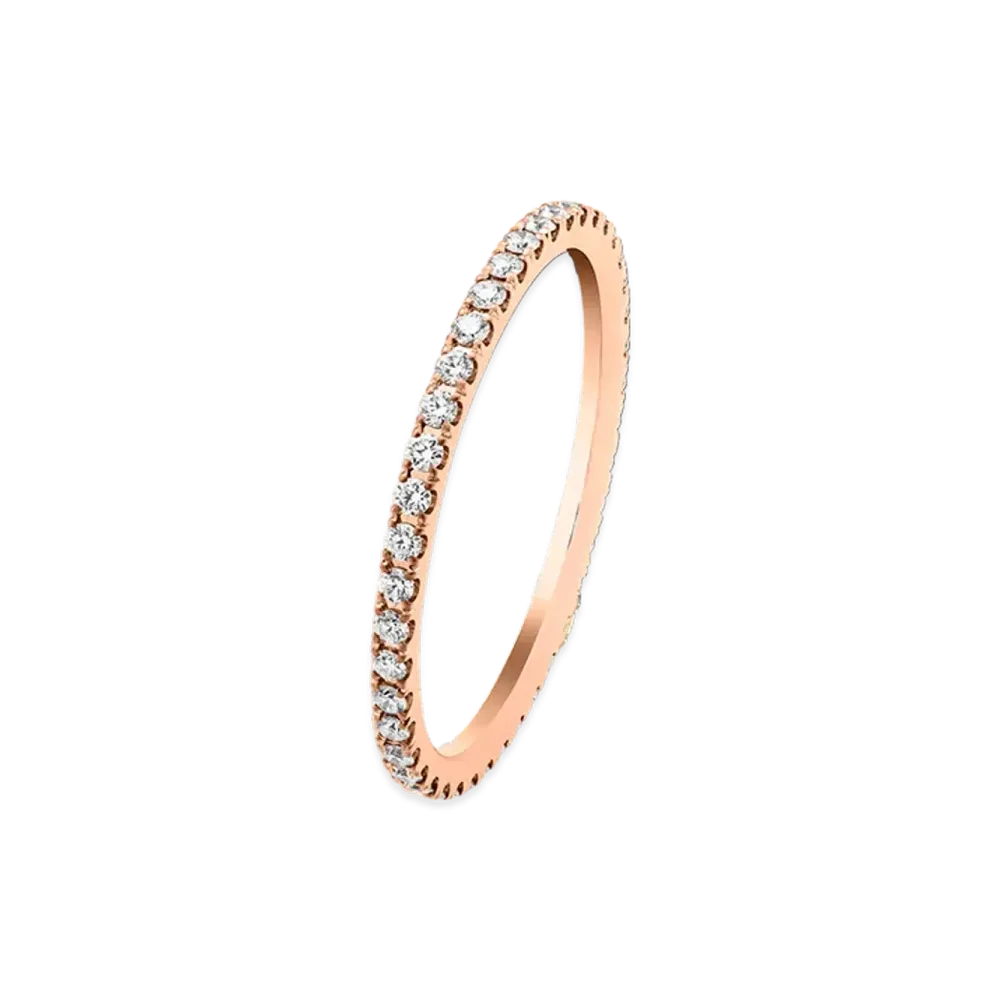 Van Cleef & Arpels Felicite wedding band 1.25mm "18K Rose gold/Diamond"