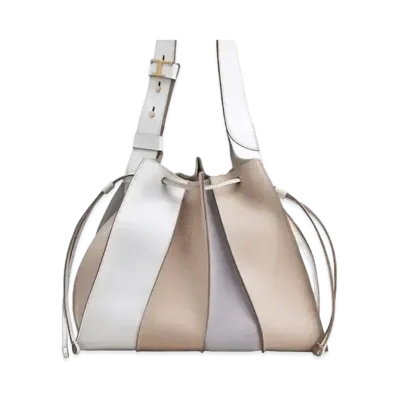 TOD'S Leather Bucket Bag Medium "Brown"