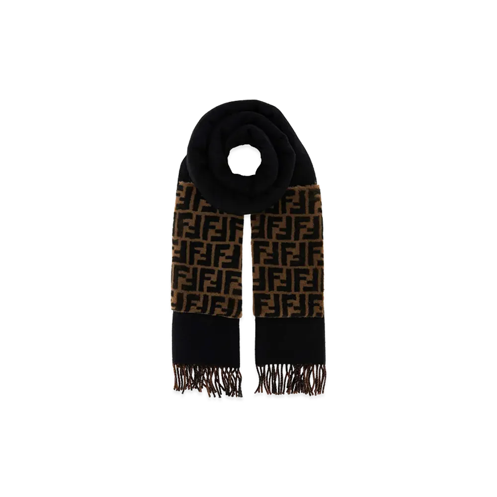 FENDI Women's Wool Blend Scarf "Multicolor"