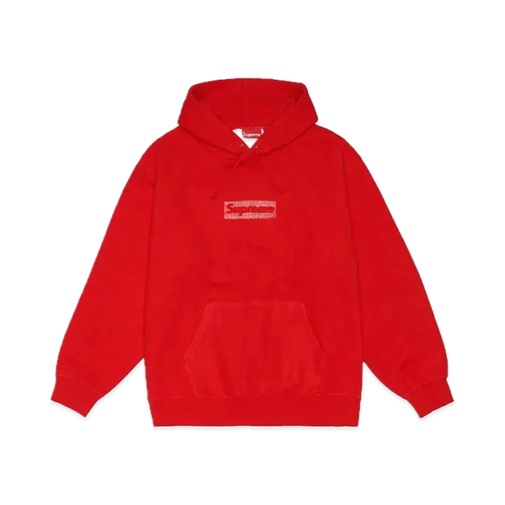 Supreme Inside Out Box Logo Hooded Sweatshirt "Red"