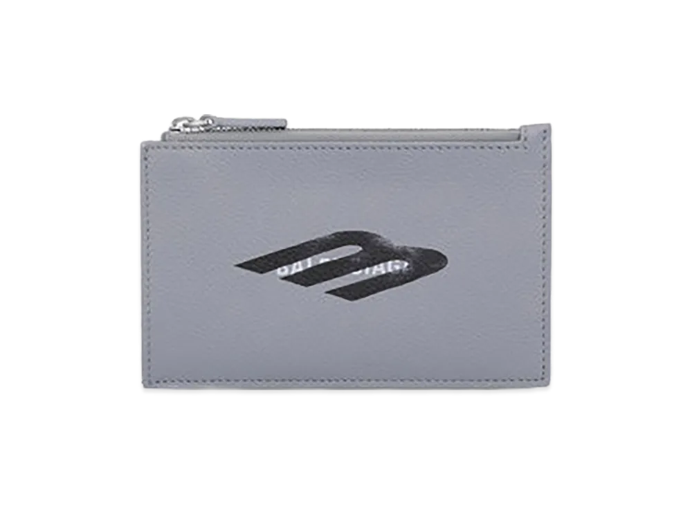 BALENCIAGA Cash Long Coin & Card Holder "Gray"