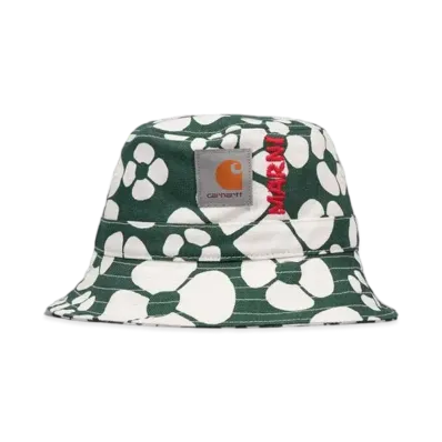 Marni x Carhartt WIP Green Bucket Hat "Forest Green"