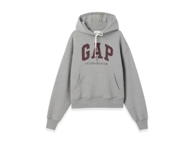 Gap x Victoria Beckham Women's Heavyweight French Terry Hoodie "Heather Gray"