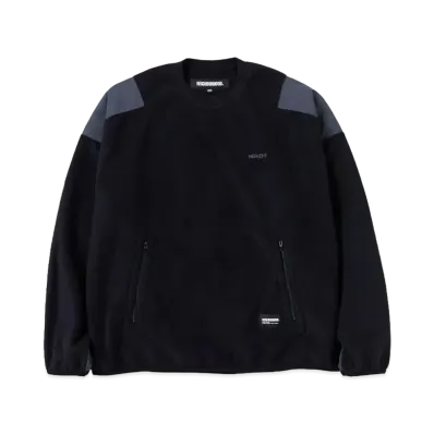NEIGHBORHOOD Fleece Crewneck LS "Black"