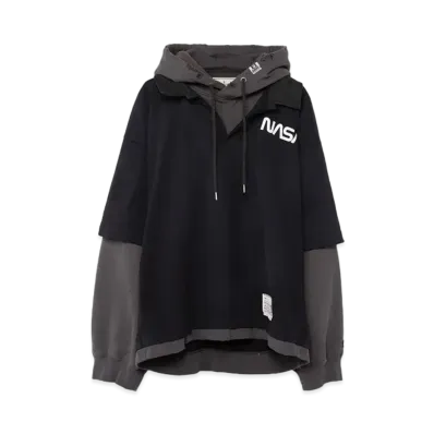 Maison MIHARA YASUHIRO Layered Hoodie "Black"