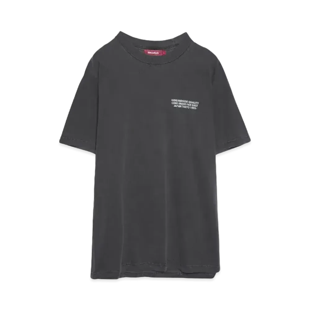 Hide and Seek Logo S/S Tee-2(24ss) "D-BLACK"