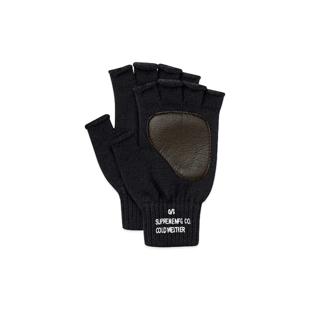 Supreme Fingerless Gloves "Black"