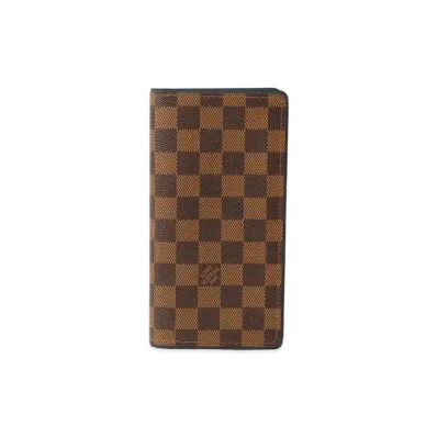 Louis Vuitton Brazza Wallet Damier Ebene "Blue"
