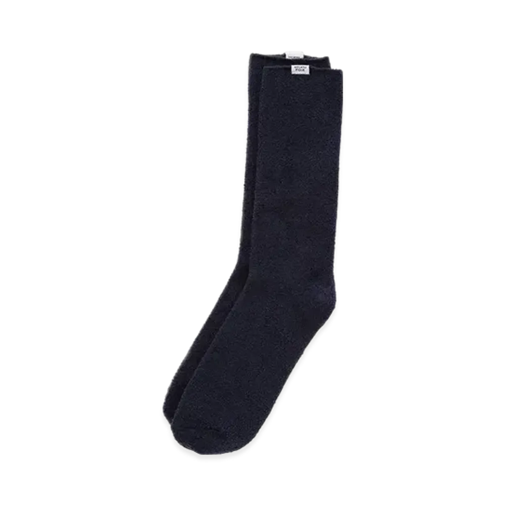GELATO PIQUE Homme Temperature-Controlled Smooth Socks "Navy"
