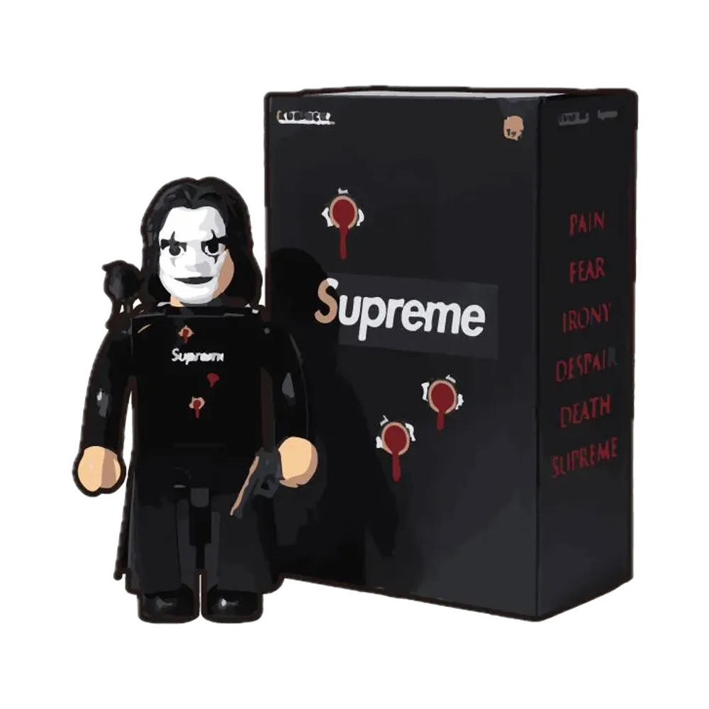 Supreme x The Crow KUBRICK 1000% "Black"