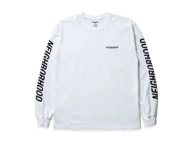NEIGHBORHOOD NH . Tee LS-1 "White"