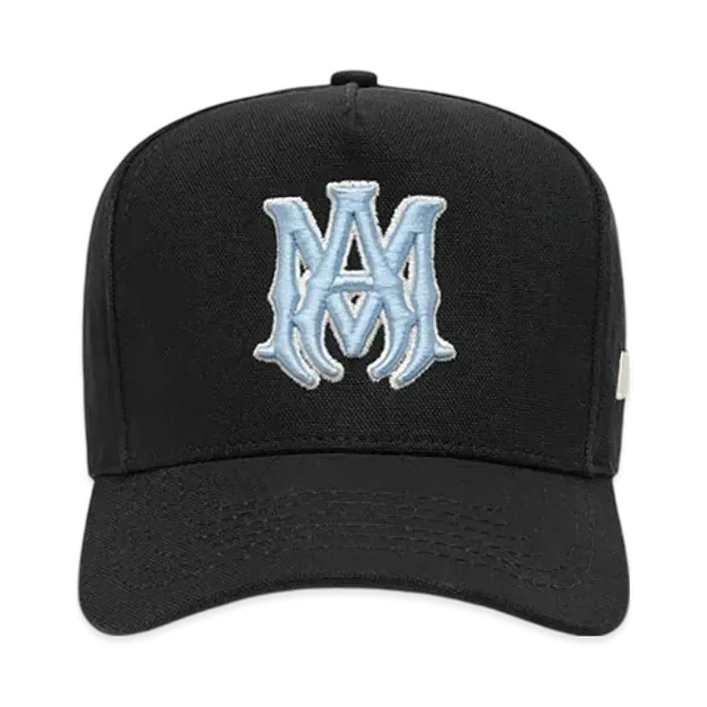 AMIRI MA Outline Canvas Hat "Black/Blue"