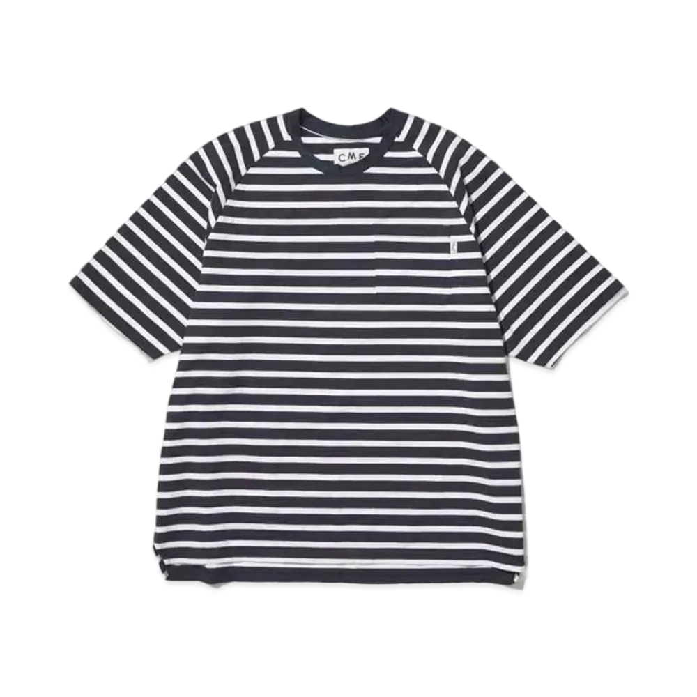 CMF OUTDOOR GARMENT Border Tee H/S -2024FW- "Navy"
