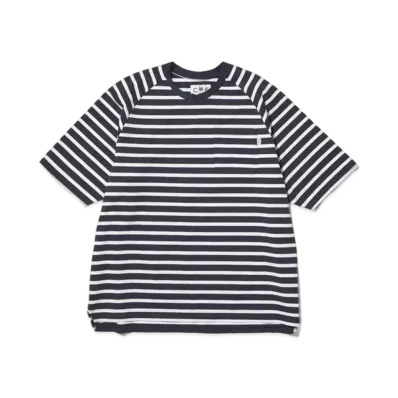 CMF OUTDOOR GARMENT Border Tee H/S -2024FW- "Navy"