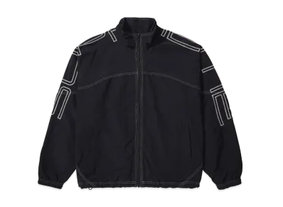 Supreme Spellout Embroidered Track Jacket "Black"