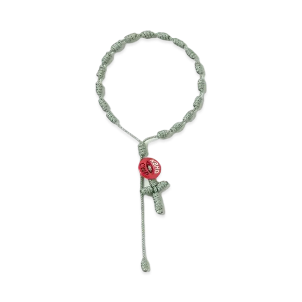 NEIGHBORHOOD Cord Cross Bracelet "Green"