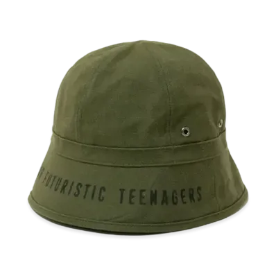 HUMAN MADE Round Bucket Hat "Olive Drab"