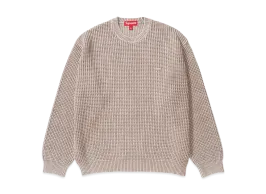 Supreme Washed Small Box Waffle Sweater Supreme Washed Small Box Waffle Sweater