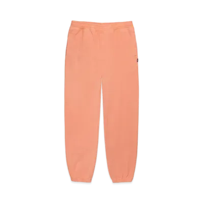 Stussy Pigment Dyed Fleece Pant "Coral"