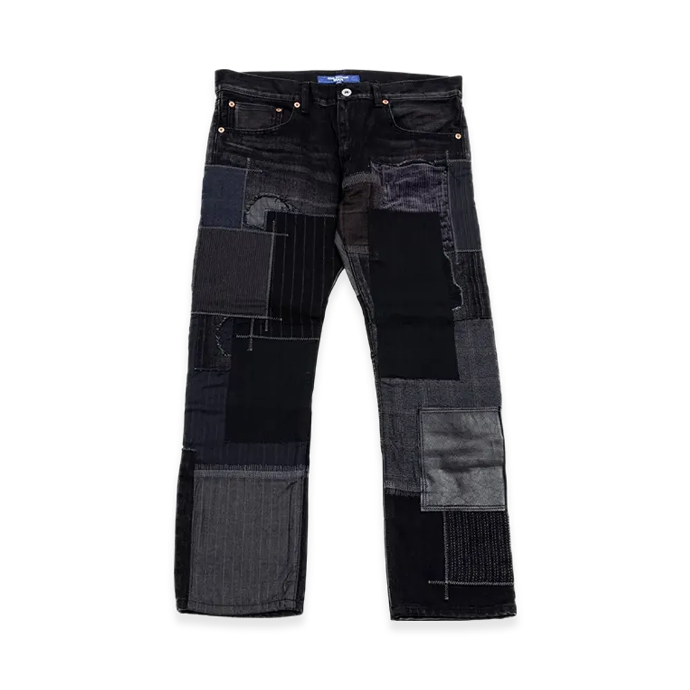 JUNYA WATANABE MAN Patchwork Denim Jeans "Black"