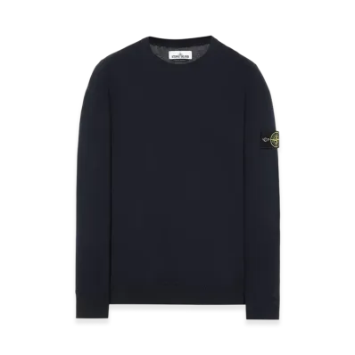 Stone Island 504B2 Crewneck Knit - 21SS "Navy Blue"