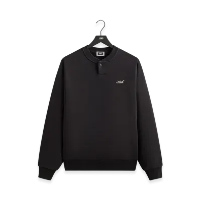 Kith Henley Nelson Pullover "Black"