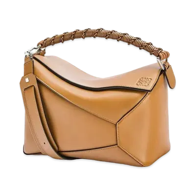 LOEWE Puzzle Edge Bag In Nappa Calfskin "Warm Desert"