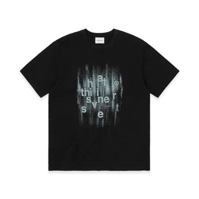 thisisneverthat Brushed Paint Tee "Black"