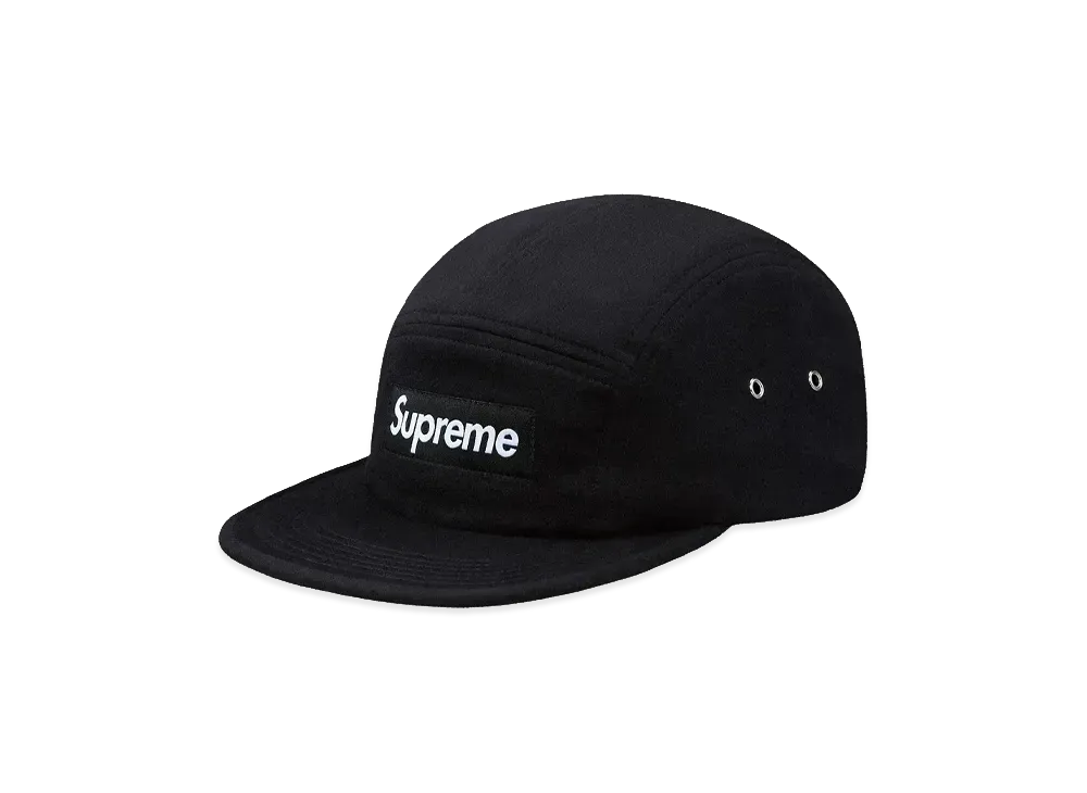 シュプリーム ロロ ピアーナ キャンプ キャップ (13FW) "ブラック"