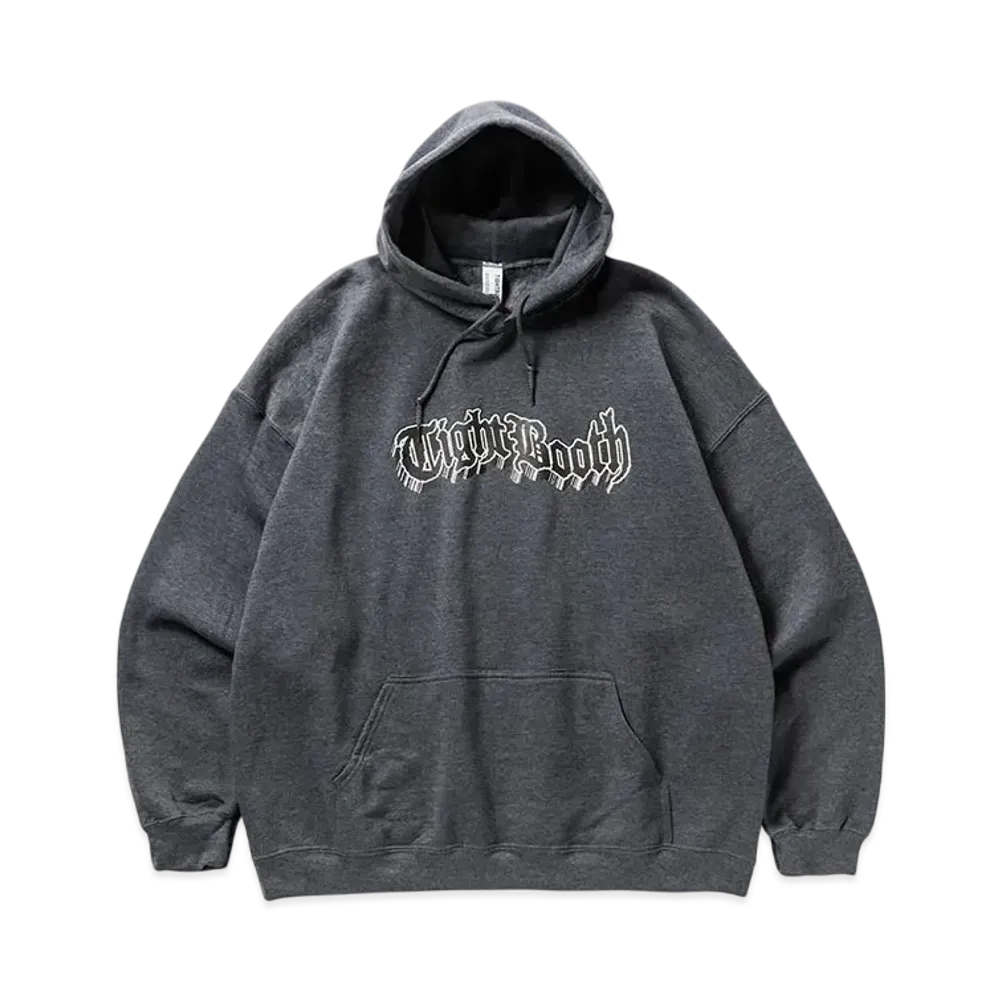 TIGHTBOOTH 3D Logo Hooded Sweat Shirt "Heather Gray"