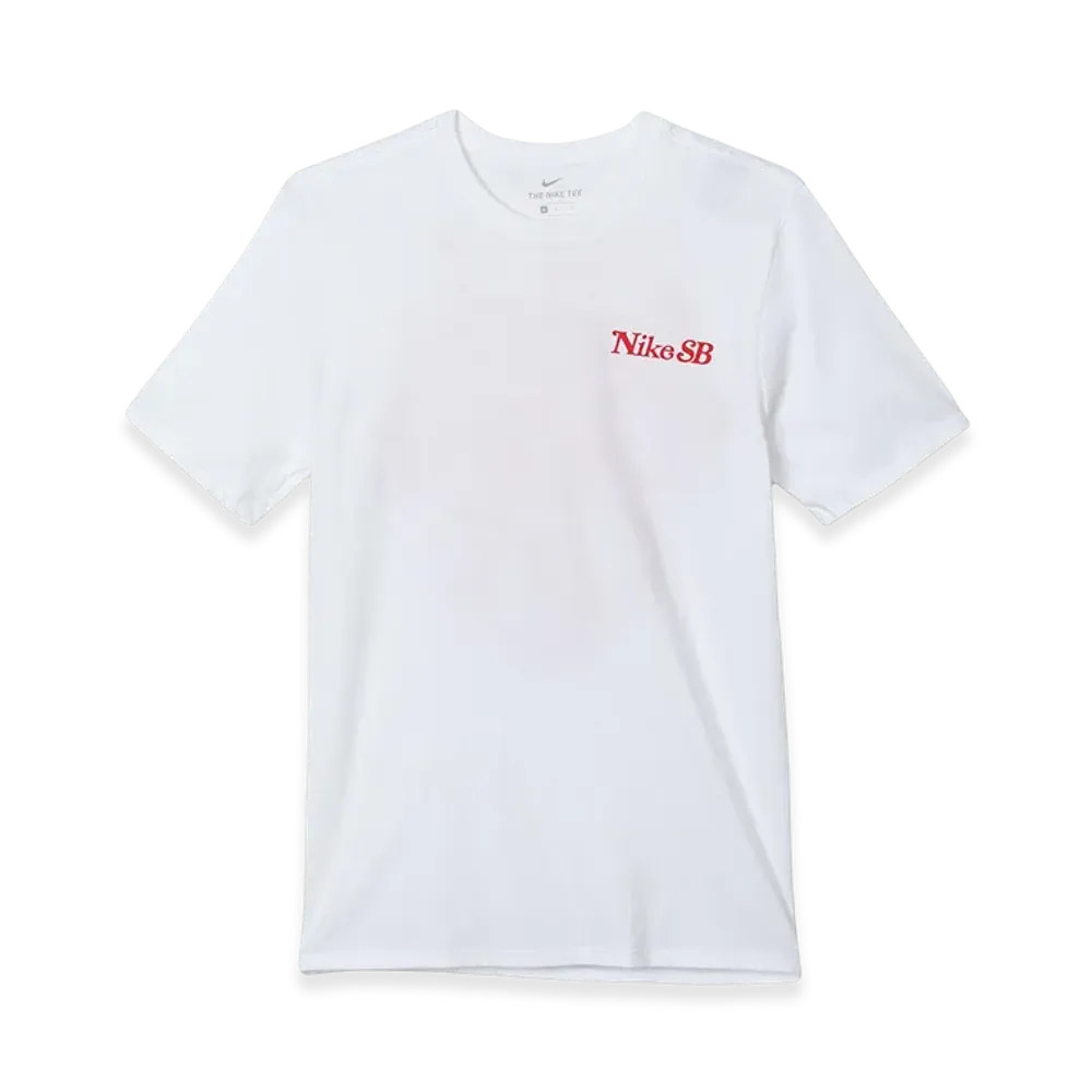 Girls Don't Cry × Nike SB Logo Tee "White/Red"