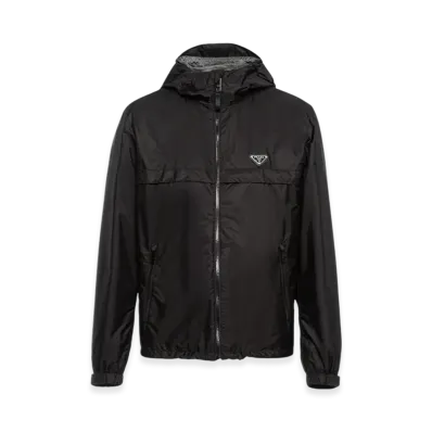 PRADA Re-Nylon Blouson Jacket "Black/Iron Grey"