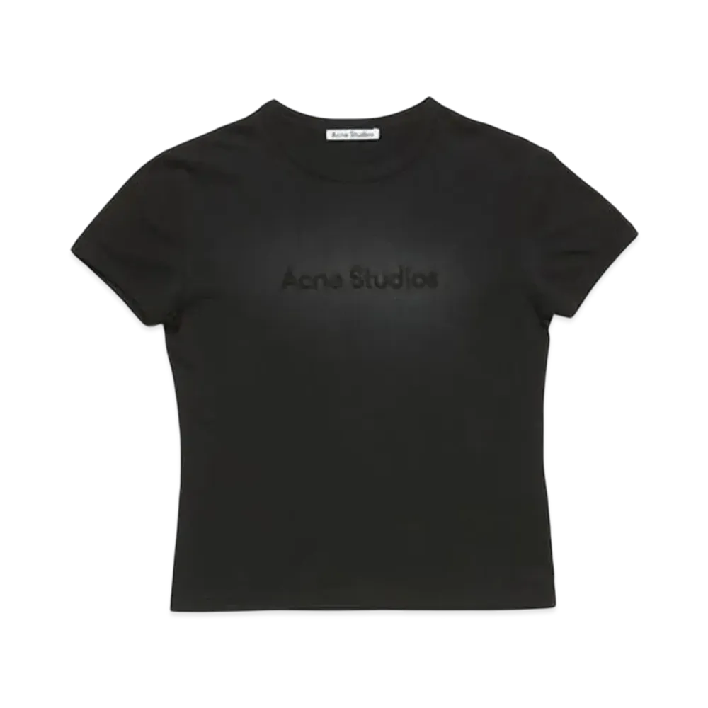 Logo T-Shirt Fitted Design "Black"