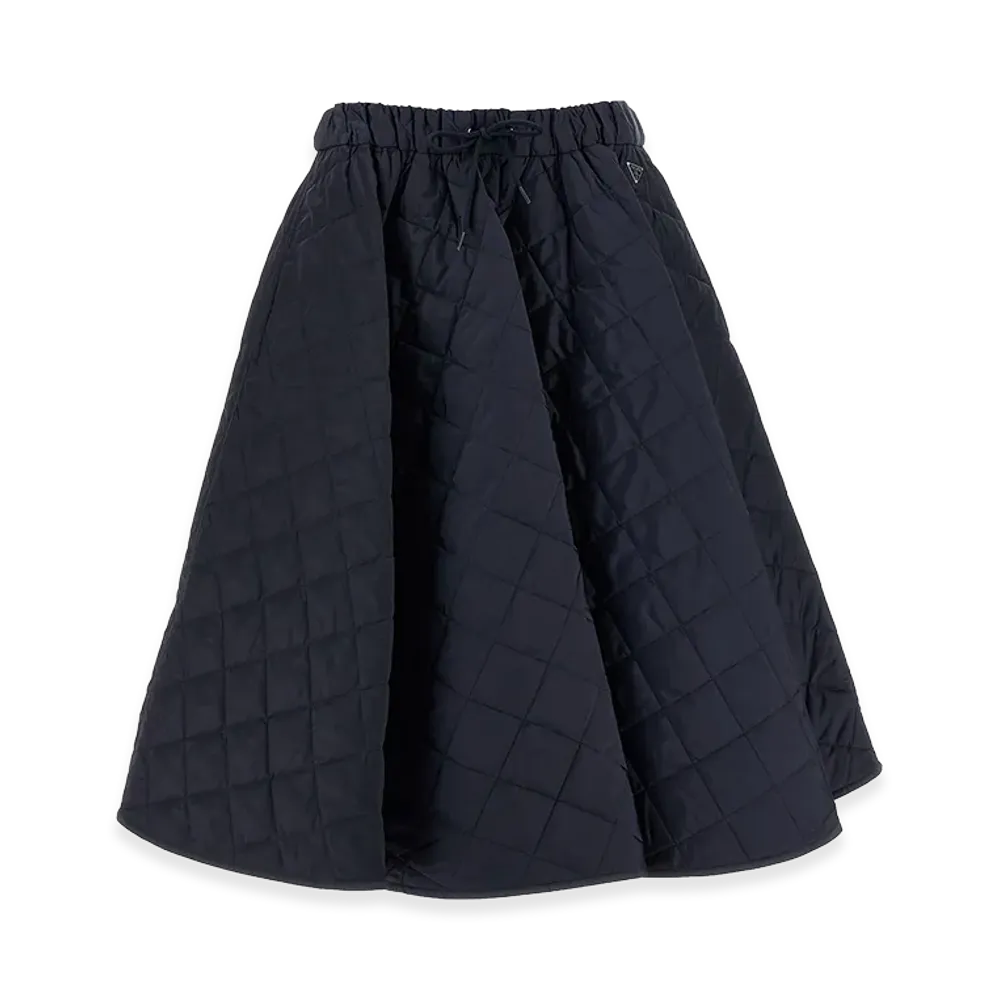 PRADA Women's Re-Nylon Skirt "Blue"