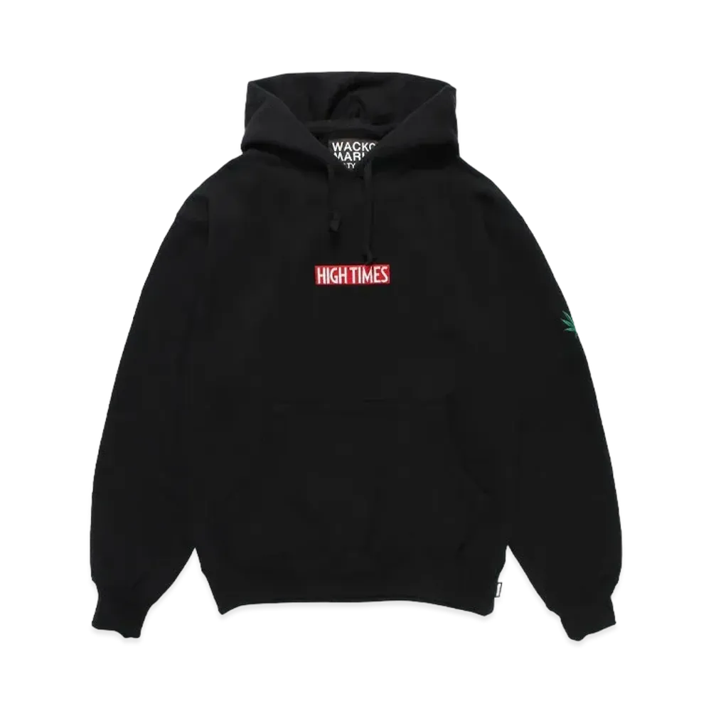 WACKO MARIA x High Times / Heavy Weight Hooded Sweat Shirt "Black"