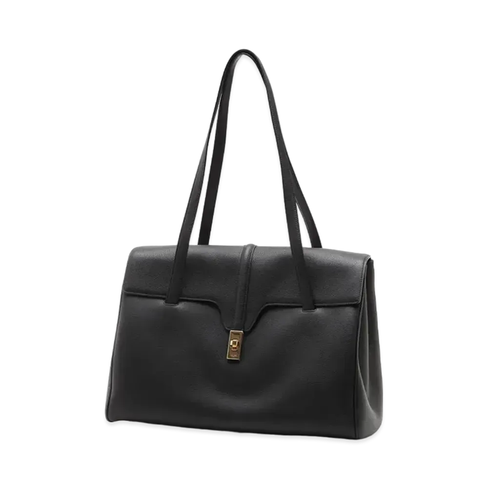 CELINE Medium Soft 16 Bag Tote "Black"