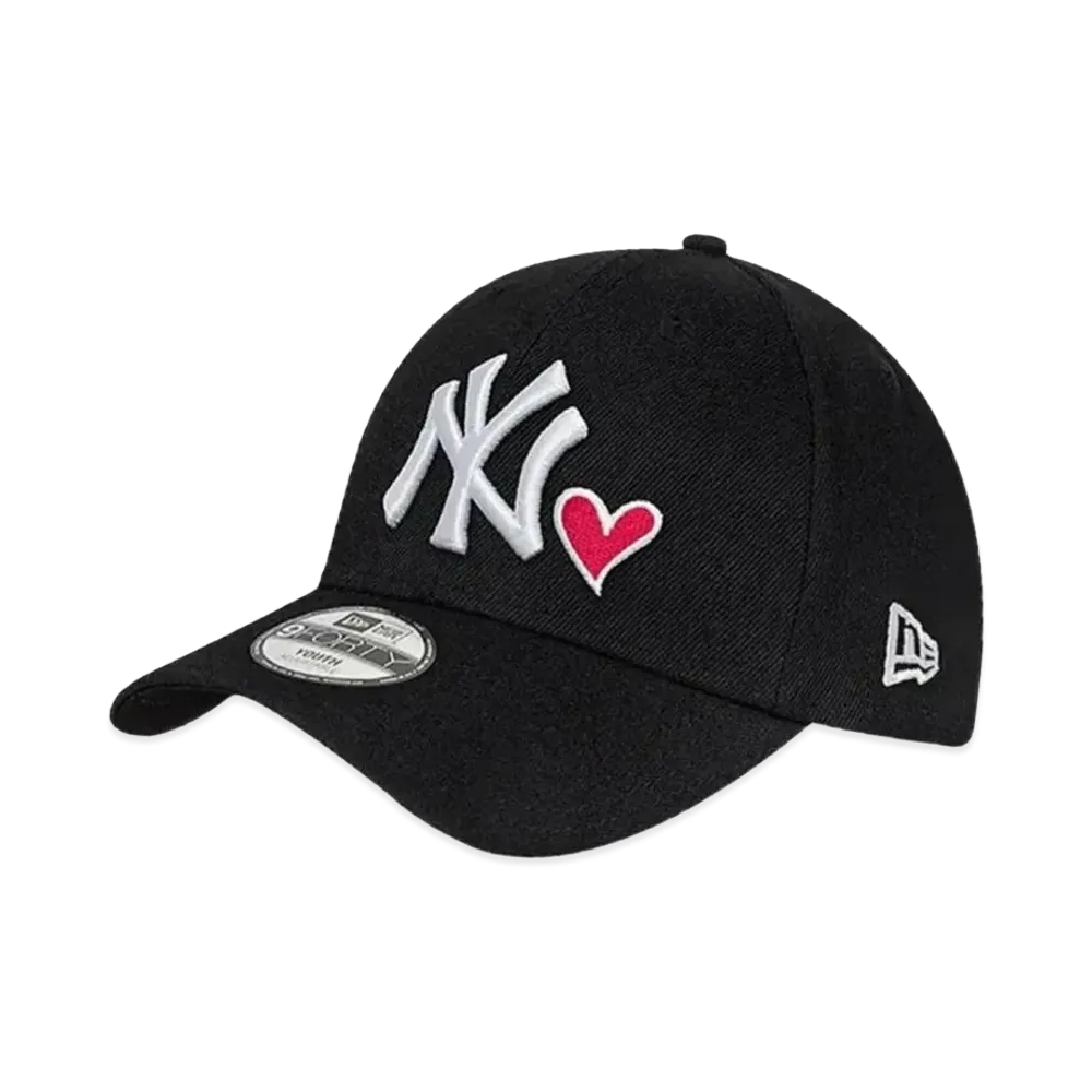 NEW ERA Youth Child 940 9FORTY "NY Black Heart Logo"