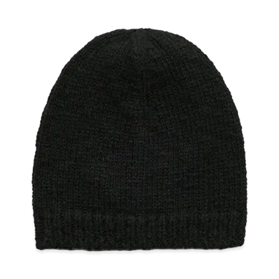OUR LEGACY Classic Beanie "Slub Twisted Black Wool"