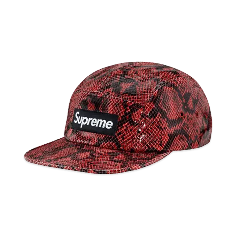 Supreme Snake Camp Cap "Red"