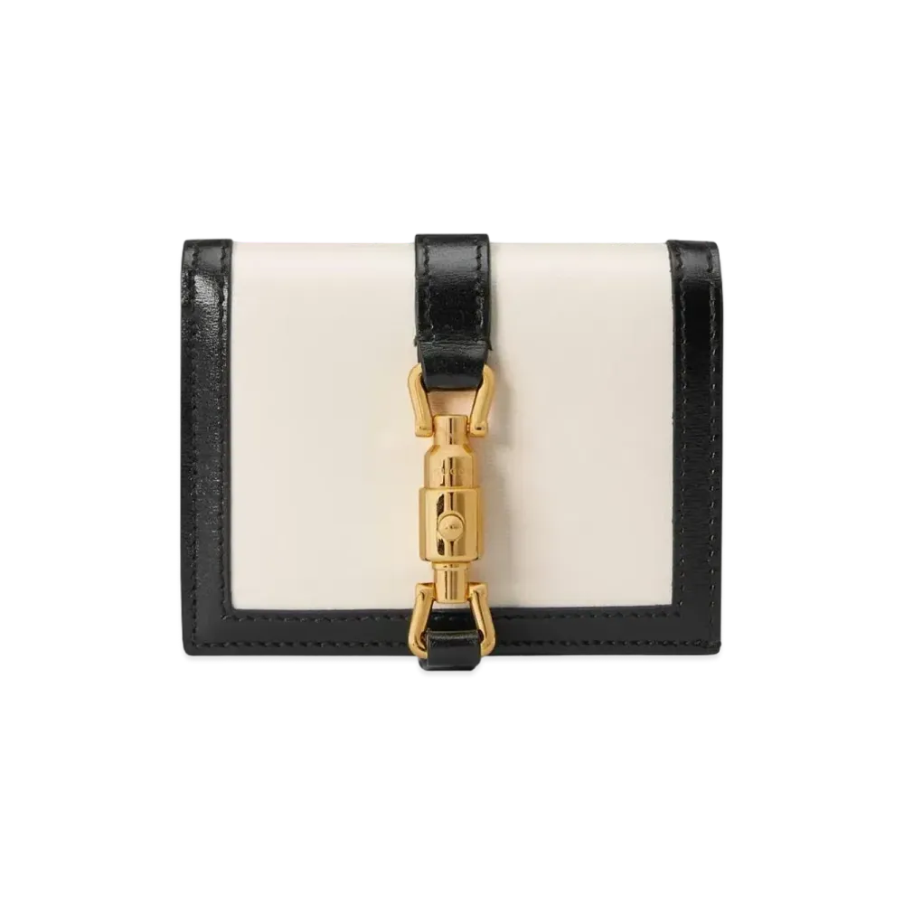 GUCCI Jackie 1961 Card Case Wallet "White"
