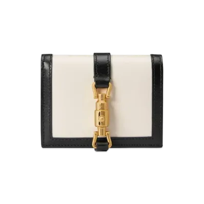 GUCCI Jackie 1961 Card Case Wallet "White"