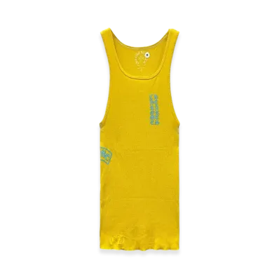 Chrome Hearts T Bar Bib Tank "Yellow"